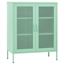 vidaXL mentazöld acél tárolószekrény 80 x 35 x 101,5 cm (336176) bútor