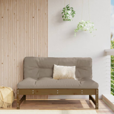 vidaXL mézbarna kerti tömör fenyőfa középső kanapé 120 x 80 cm kerti bútor