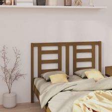 vidaXL mézbarna tömör fenyőfa ágyfejtámla 141 x 4 x 100 cm ágy és ágykellék