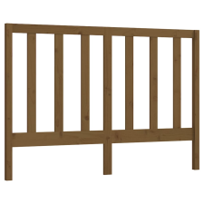 vidaXL mézbarna tömör fenyőfa ágyfejtámla 146 x 4 x 100 cm (817693) ágy és ágykellék