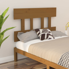 vidaXL mézbarna tömör fenyőfa ágyfejtámla 78,5x3x81 cm ágy és ágykellék