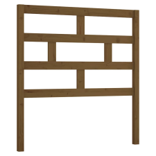 vidaXL mézbarna tömör fenyőfa ágyfejtámla 96 x 4 x 100 cm (814177) ágy és ágykellék