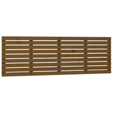 vidaXL mézbarna tömör fenyőfa fali fejtámla 166x3x63 cm (824751) ágy és ágykellék
