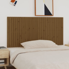 vidaXL mézbarna tömör fenyőfa fali fejtámla 185x3x90 cm ágy és ágykellék