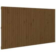 vidaXL mézbarna tömör fenyőfa fali fejtámla 204x3x110 cm (824931) ágy és ágykellék