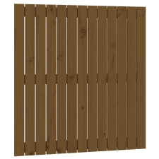 vidaXL mézbarna tömör fenyőfa fali fejtámla 82,5x3x90 cm (824906) ágy és ágykellék