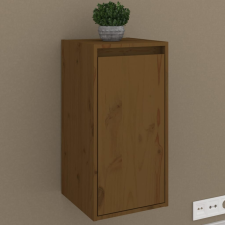 vidaXL mézbarna tömör fenyőfa faliszekrény 30 x 30 x 60 cm bútor