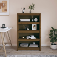 vidaXL mézbarna tömör fenyőfa faliszekrény 80 x 35 x 126 cm bútor
