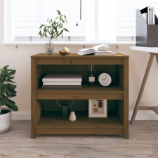 vidaXL mézbarna tömör fenyőfa faliszekrény 80x35x68 cm bútor