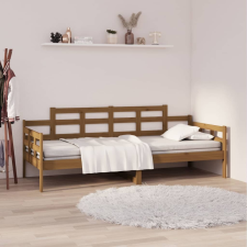 vidaXL mézbarna tömör fenyőfa kanapéágy 80 x 200 cm bútor