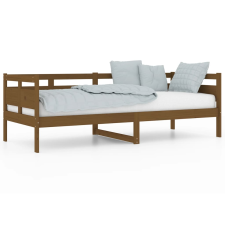 vidaXL mézbarna tömör fenyőfa kanapéágy 80x200 cm (820305) ágy és ágykellék