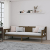 vidaXL mézbarna tömör fenyőfa kanapéágy 90 x 200 cm