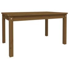 vidaXL mézbarna tömör fenyőfa kerti asztal 82,5x50,5x45 cm (824116) kerti bútor