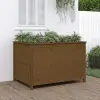 vidaXL mézbarna tömör fenyőfa kerti magaságyás 119,5 x 82,5 x 78 cm