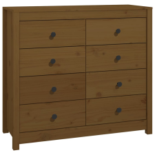 vidaXL mézbarna tömör fenyőfa kisszekrény 100 x 40 x 90 cm (821772) bútor