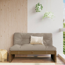 vidaXL mézbarna tömör fenyőfa középső kanapé 120 x 80 cm kerti bútor