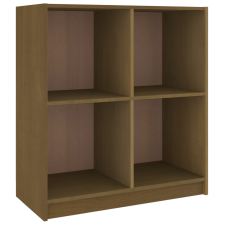 vidaXL mézbarna tömör fenyőfa tálalószekrény 70 x 33 x 76 cm (809951) bútor