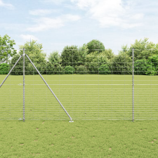 vidaXL Mező Kerítés 1.6x25 m Horganyzott Acél építőanyag