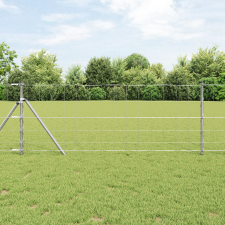 vidaXL mezői kerítés 0.8x25 m horganyzott acél építőanyag