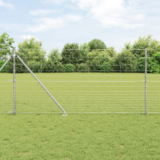 vidaXL Mezőkerítés 1,2x50 m Horganyzott acél építőanyag