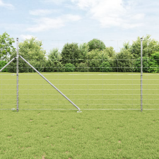 vidaXL Mezőkerítés 1.4x25 m Horganyzott acél építőanyag