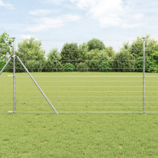 vidaXL mezőkerítés 1.4x25 m horganyzott acélból építőanyag