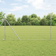 vidaXL Mezőkerítés 1.4x50 m horganyzott acélból építőanyag