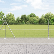 vidaXL mezőkerítés 1x50 m horganyzott acélból építőanyag