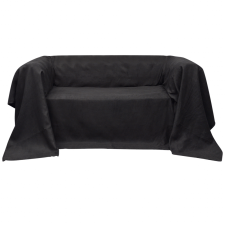 vidaXL Mikro szálas kanapé terítő / védőhuzat 270 x 350 cm antracit szín asztalterítő és szalvéta