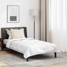 vidaXL Minden évszak takaró Egyéb párnával Fehér 140 x 220 cm Mikroszálas lakástextília