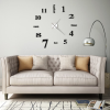 vidaXL Modern fekete 3D falióra 100 cm XXL