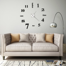 vidaXL Modern fekete 3D falióra 100 cm XXL falióra