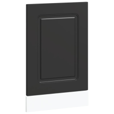 vidaXL mosogatógép panel Kalmar Fekete 45x1,5x67 cm mérnöki fa (853648) bútor