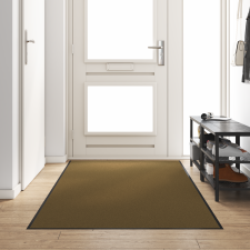 vidaXL Mosókonyhai lábtörlő - Mosógépben mosható - Barna - 120x250 cm lakástextília