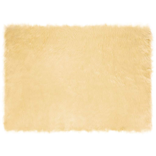 vidaXL Műbárány szőnyeg Krém 200 x 140 cm Poliészter lakástextília