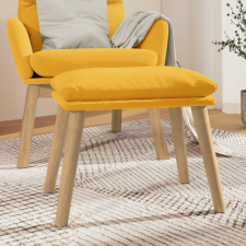 vidaXL mustársárga bársony lábzsámoly 45x29,5x35 cm bútor