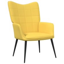 vidaXL mustársárga szövet pihenőfotel 62 x 68,5 x 96 cm bútor