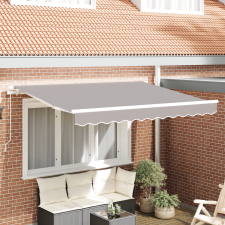 vidaXL Napernyő Csere Anyag 300 x 250 cm keretre Világosszürke kerti bútor