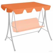 vidaXL Narancssárga csere ponyva kerti hintaágyhoz 150/130 x 105/70 cm kerti bútor
