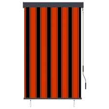 vidaXL narancssárga és barna kültéri roló 100 x 250 cm (145960) lakástextília