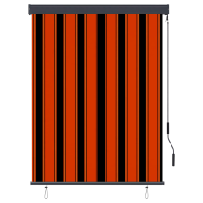 vidaXL narancssárga és barna kültéri roló 120 x 250 cm (145966) lakástextília