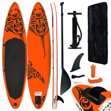 vidaXL narancssárga felfújható állószörfszett 305 x 76 x 15 cm sup