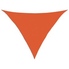 vidaXL narancssárga háromszög alakú HDPE napvitorla 160 g/m² 5x5x6 m (311705) kerti bútor