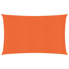 vidaXL narancssárga négyszögletű HDPE napvitorla 160 g/m² 5x7 m kerti bútor