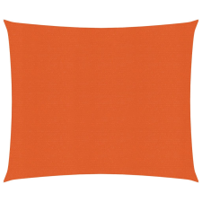 vidaXL narancssárga négyzet alakú HDPE napvitorla 160 g/m² 4x4 m kerti bútor