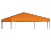 vidaXL Narancssárga pavilon tetőponyva 310 g/m², 3 x 3 m