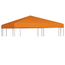 vidaXL Narancssárga pavilon tetőponyva 310 g/m², 3 x 3 m kerti bútor