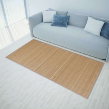 vidaXL Négyszögletes barna bambusz szőnyeg 120 x 180 cm lakástextília