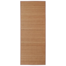 vidaXL Négyszögletes barna bambusz szőnyeg 120 x 180 cm (241339) lakástextília