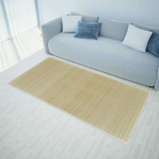 vidaXL Négyszögletes natúr bambusz szőnyeg 80 x 300 cm lakástextília